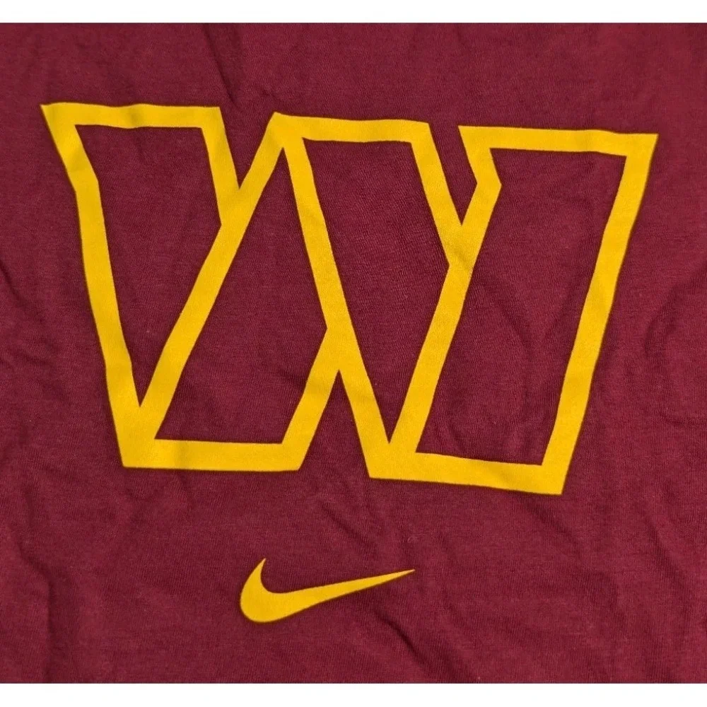 NWT Nike Washington Commanders T Shirt‎ Youth Large 14-16 NFL Burgundy